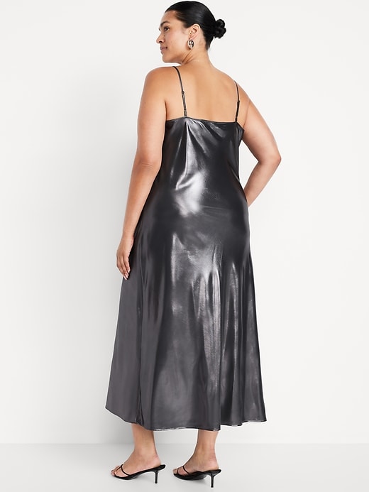 Image number 8 showing, Shine Satin Maxi Dress