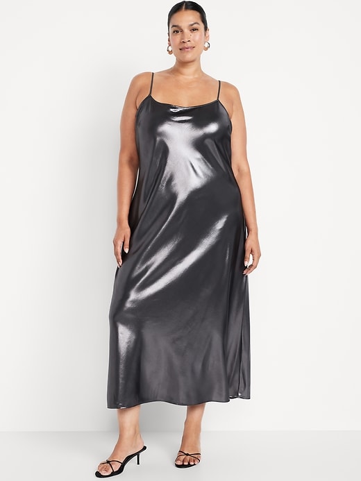 Image number 7 showing, Shine Satin Maxi Dress