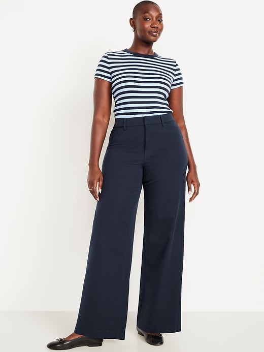 Image number 6 showing, High-Waisted Pixie Super Wide-Leg Pants