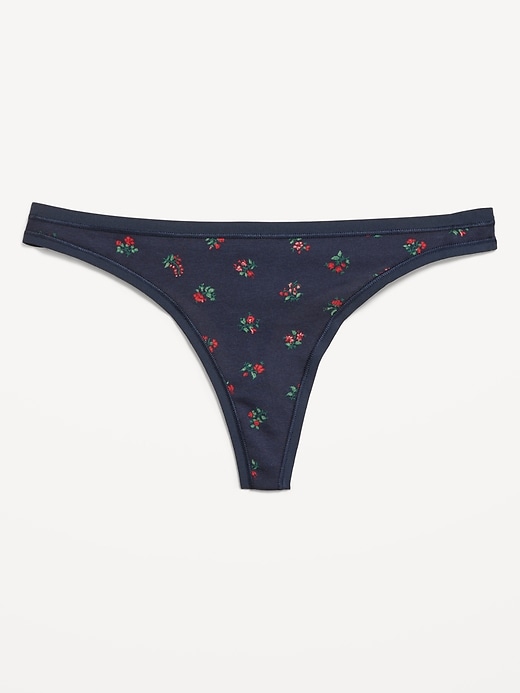 Image number 3 showing, Low-Rise Everyday Cotton Thong