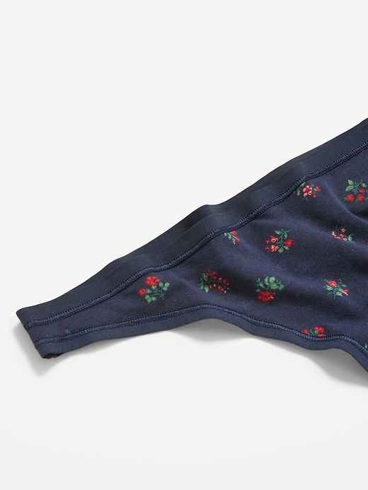 Image number 2 showing, Low-Rise Everyday Cotton Thong