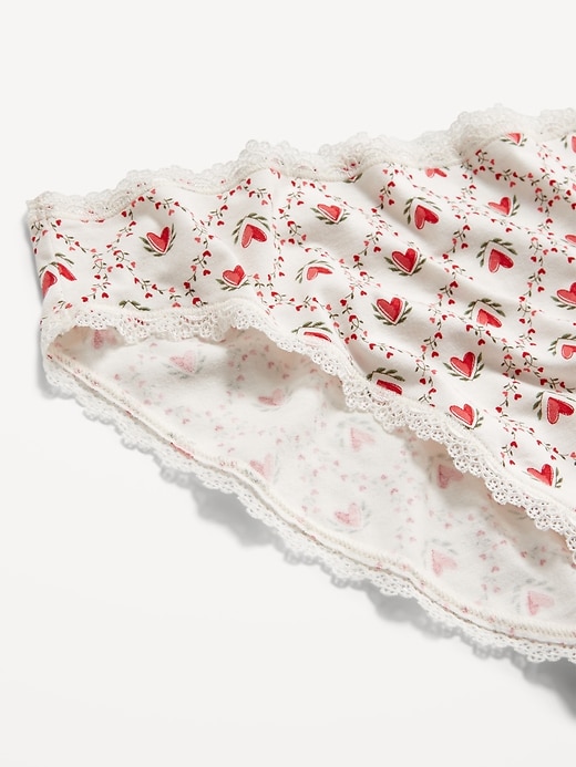 Image number 2 showing, High-Waisted Lace-Trim Bikini Underwear