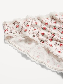 Image number 2 showing, High-Waisted Lace-Trim Bikini Underwear
