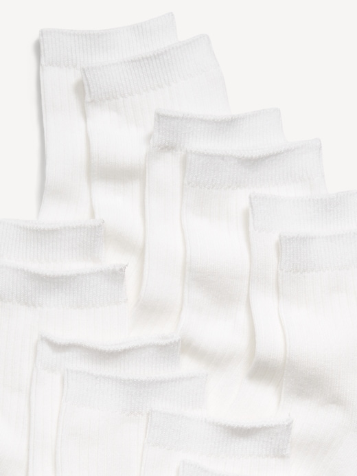 Image number 2 showing, Novelty Quarter Crew Socks 6-Pack for Women