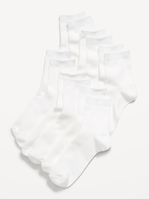 Novelty Quarter Crew Socks 6-Pack for Women - Calla Lilies