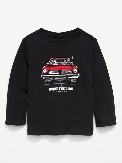 Image number 1 showing, Long-Sleeve Unisex Graphic T-Shirt for Toddler