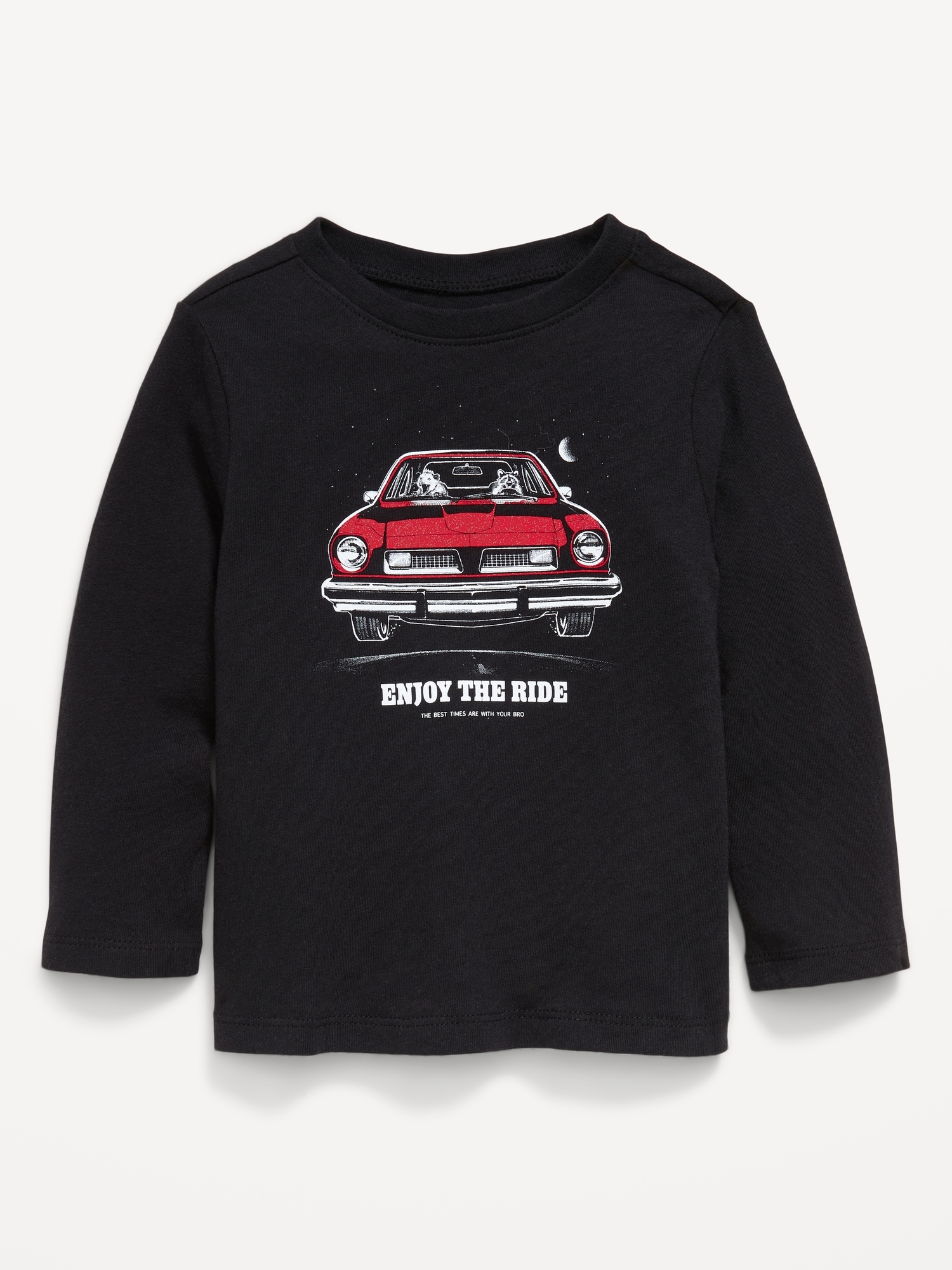 Long-Sleeve Unisex Graphic T-Shirt for Toddler