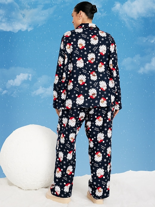 Image number 8 showing, Printed Flannel Pajama Pant Set for Women