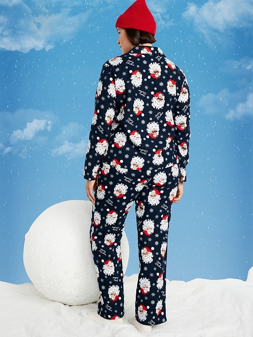 Image number 6 showing, Printed Flannel Pajama Pant Set for Women