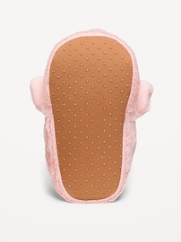 Image number 4 showing, Velour Critter Slippers for Baby