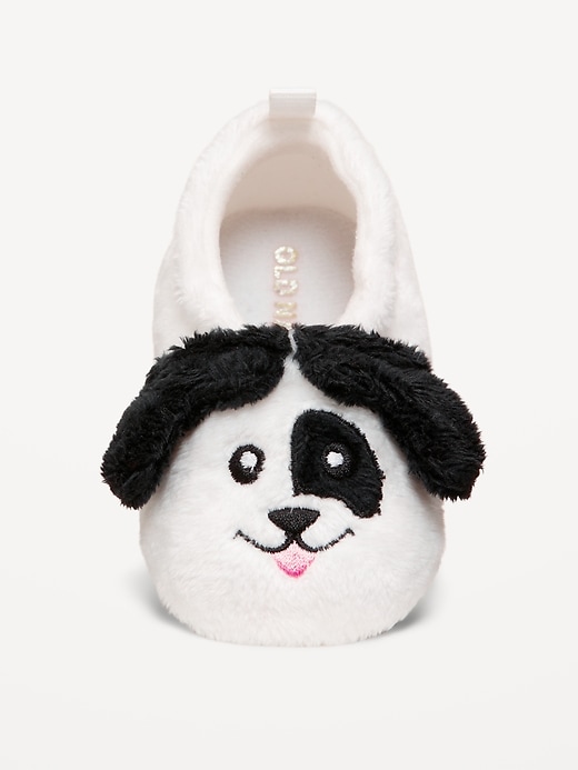Image number 2 showing, Velour Critter Slippers for Baby