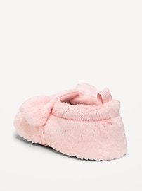Image number 3 showing, Velour Critter Slippers for Baby