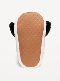 Image number 4 showing, Velour Critter Slippers for Baby
