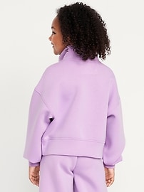 Image number 2 showing, Half-Zip Bounce Fleece Pullover Sweatshirt for Girls