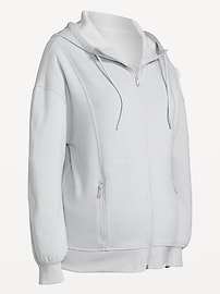 Image number 2 showing, Maternity Dynamic Fleece Full-Zip Hoodie