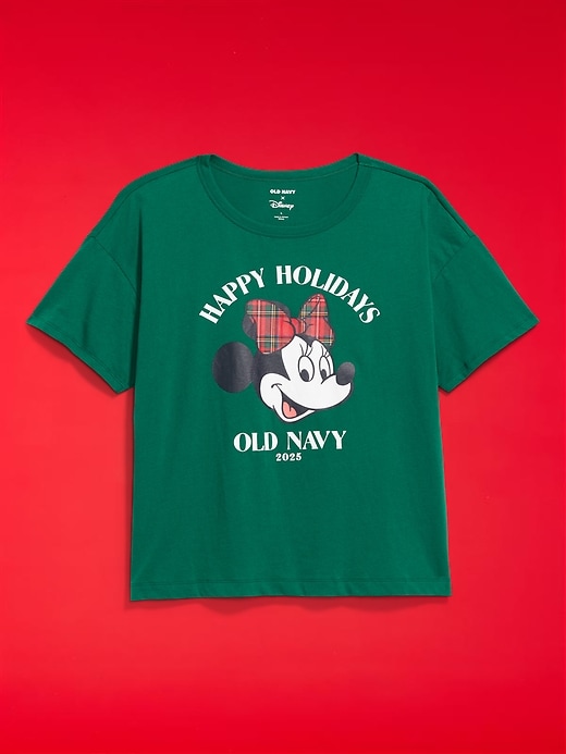 Image number 4 showing, Old Navy x Disney Logo-Graphic T-Shirt for Women