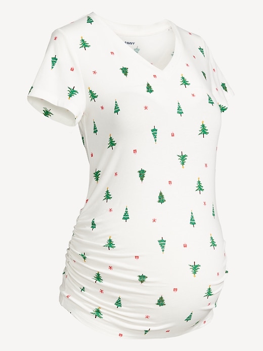 Image number 4 showing, Maternity EveryWear V-Neck T-Shirt