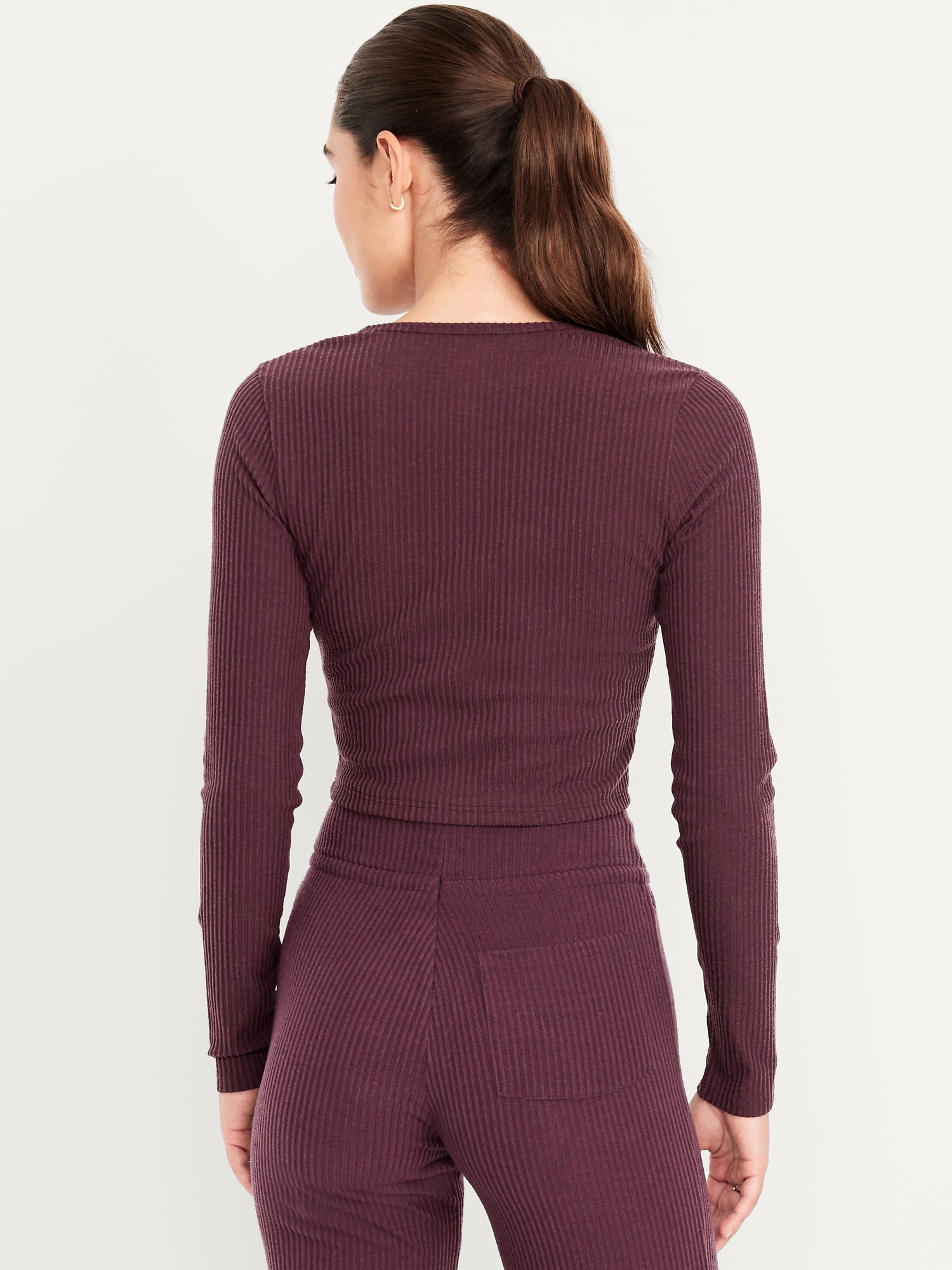 Sweater Ribbed Cardigan Sweater