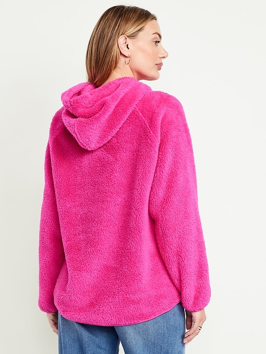 Image number 2 showing, Oversized Sherpa Pullover Hoodie