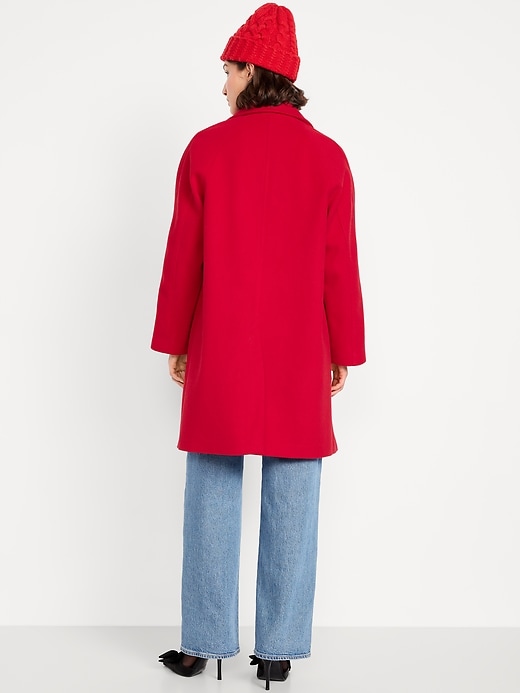 Image number 2 showing, Relaxed Button-Front Mac Coat