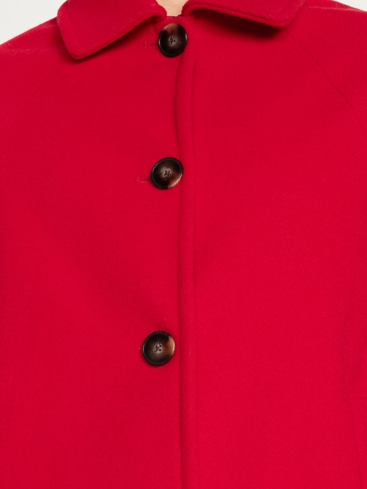 Image number 6 showing, Relaxed Button-Front Mac Coat