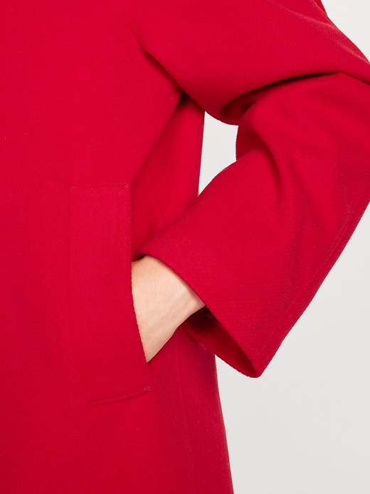 Image number 5 showing, Relaxed Button-Front Mac Coat