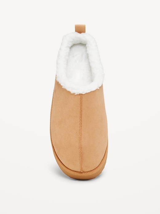 Image number 2 showing, Faux-Suede Sherpa Lined Platform Mule Boots for Girls