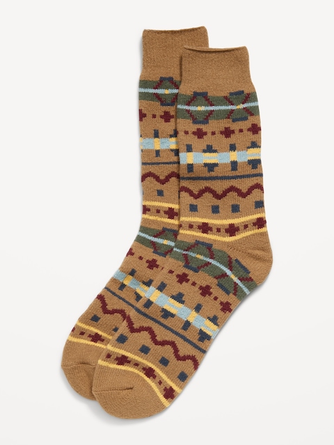 Cozy-Lined Crew Socks for Men