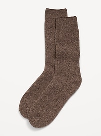 Image number 1 showing, Cozy-Lined Crew Socks for Men