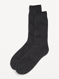 Image number 1 showing, Cozy-Lined Crew Socks for Men
