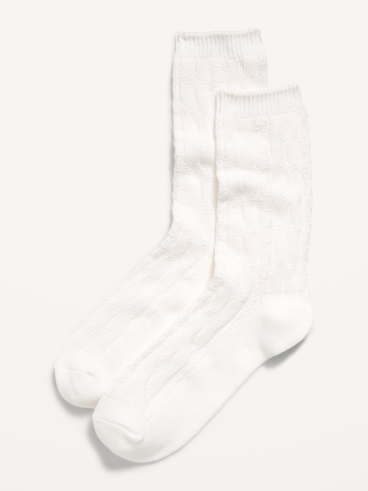 Image number 1 showing, Cable Socks for Men