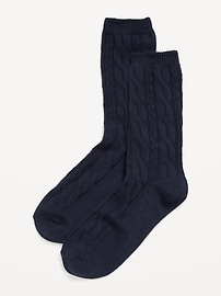 Image number 1 showing, Cable Socks for Men