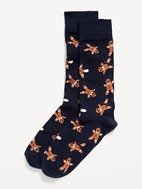 Image number 1 showing, Printed Novelty Socks for Men