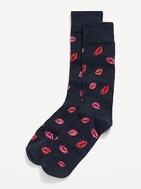 Image number 1 showing, Printed Novelty Socks for Men