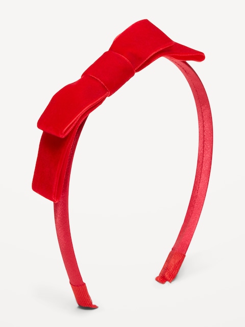 Outtek™ Velvet Bow Headband for Toddler Girls