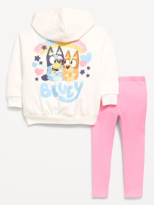 Image number 2 showing, Bluey™ Tunic Hoodie and Leggings Set for Toddler Girls