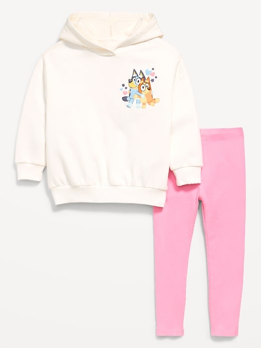 Image number 1 showing, Bluey™ Tunic Hoodie and Leggings Set for Toddler Girls