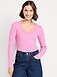 Scoop-Neck Long-Sleeve Ribbed Top - image 2