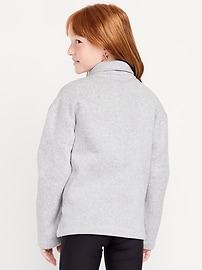 Image number 2 showing, Sweater-Fleece Quarter-Zip Tunic for Girls