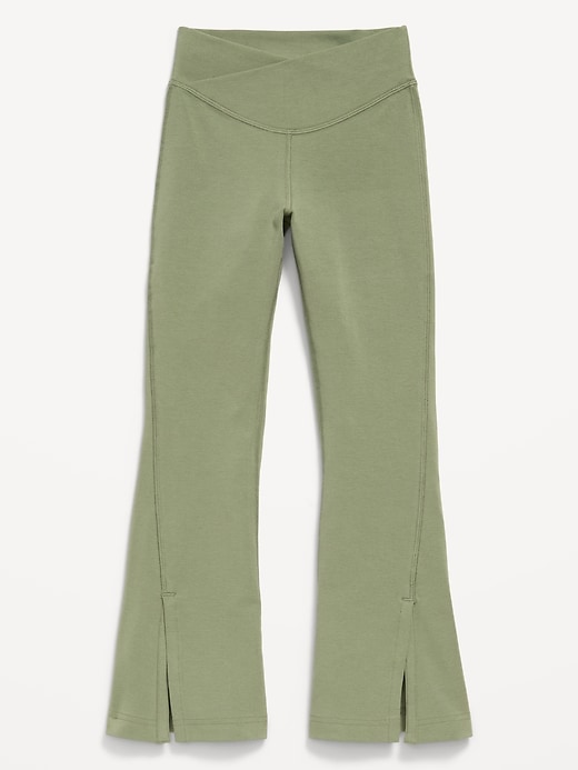 Image number 2 showing, High-Waisted PowerChill Flare Leggings for Girls