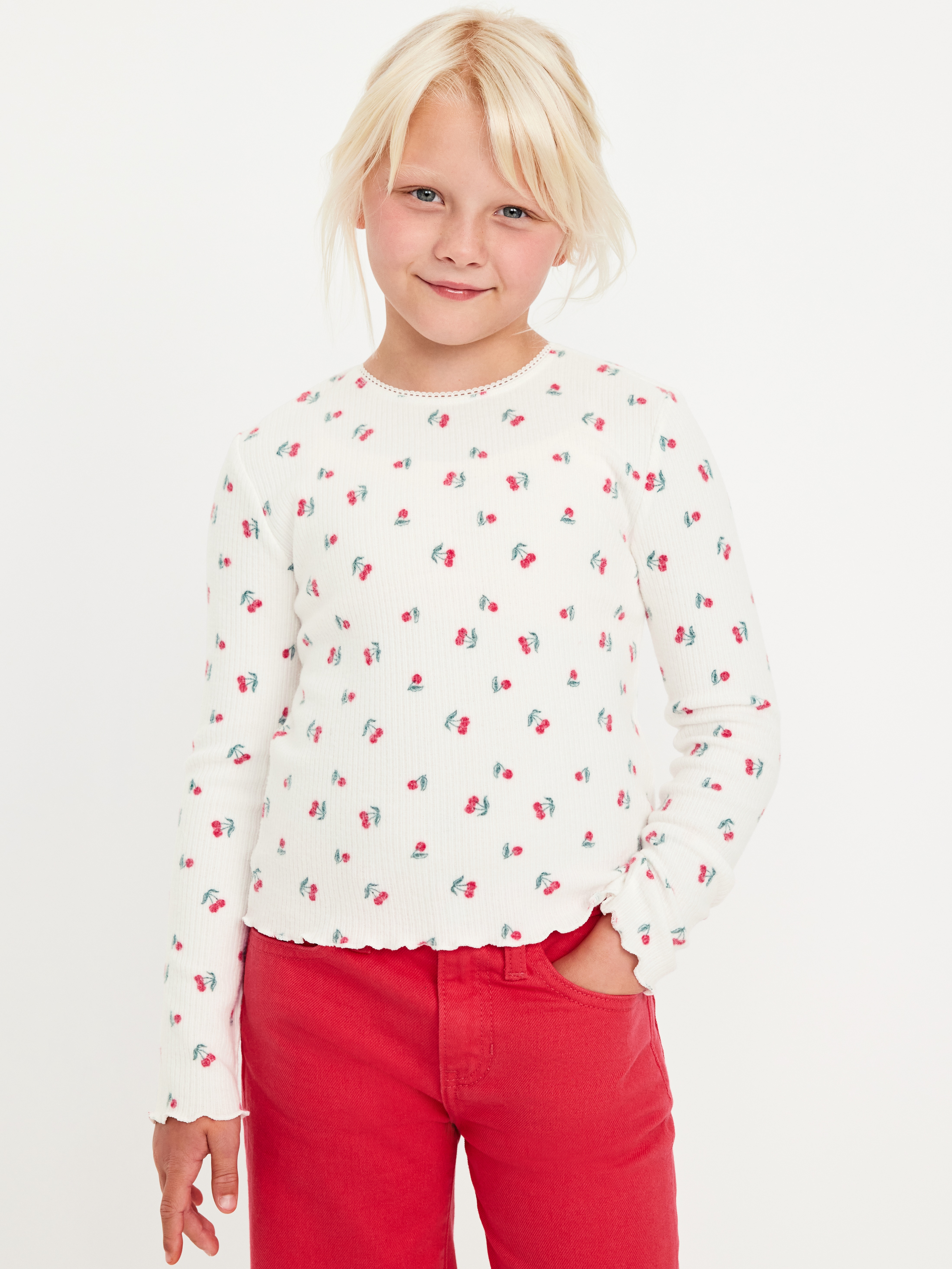 CozePlush Printed Long-Sleeve T-Shirt for Girls | Old Navy