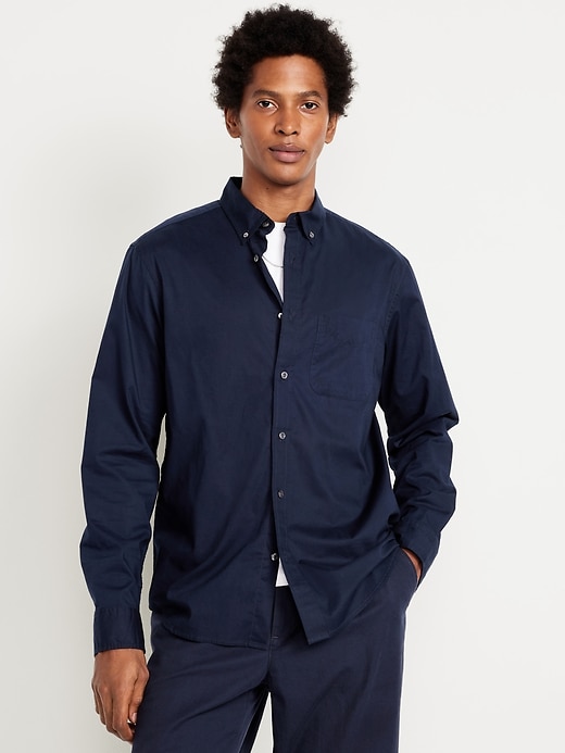 Image number 1 showing, Classic Fit Everyday Poplin Shirt