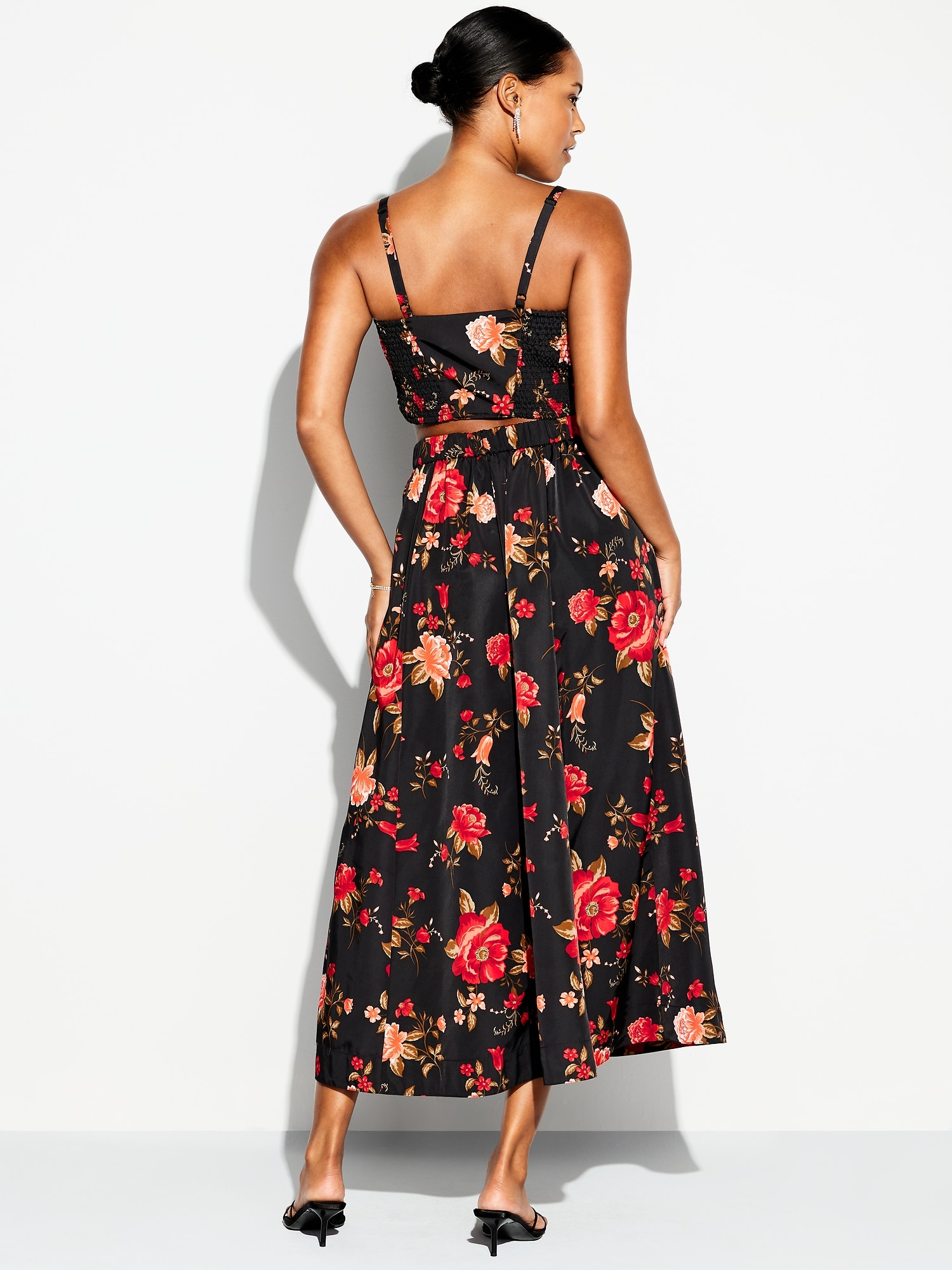 The Occasion by Old Navy High-Waisted Taffeta Midi Skirt