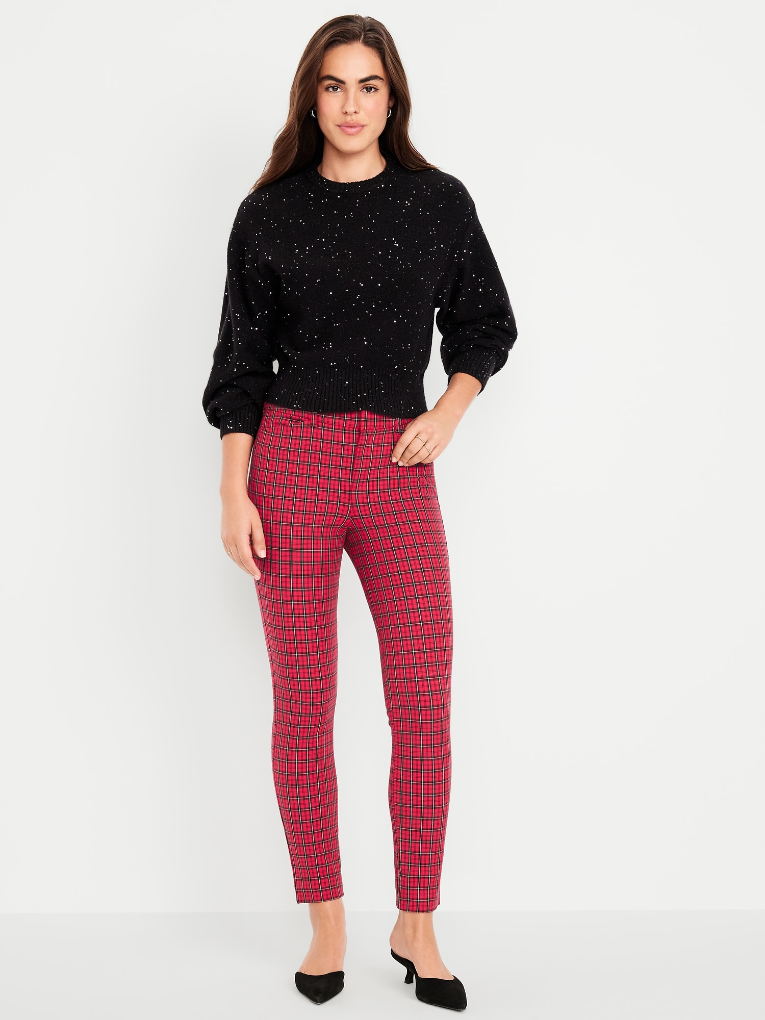 High-Waisted Pixie Skinny Ankle Pants - image 4