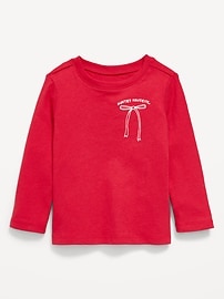 Image number 1 showing, Long-Sleeve Graphic T-Shirt for Toddler Girls