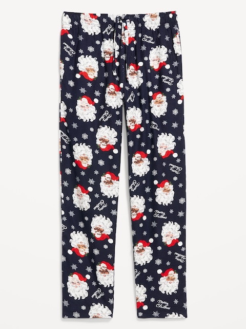 Flannel Pajama Pants for Men - Jolly Santa (Match The Fam!)