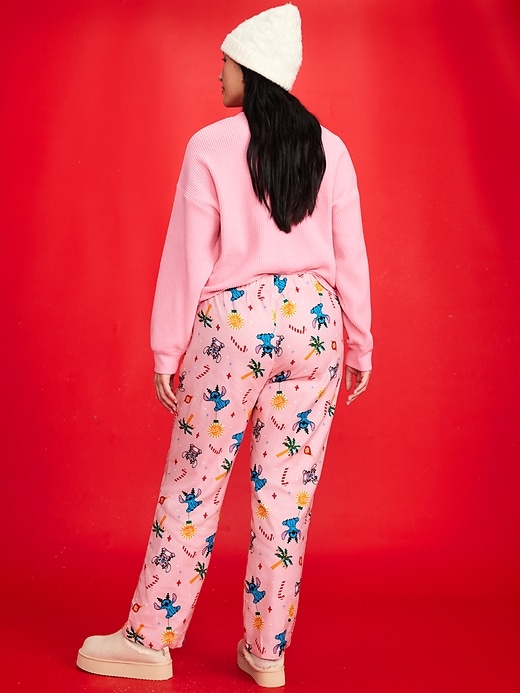 Image number 6 showing, Old Navy x Disney Mid-Rise Printed Flannel Pajama Pants for Women