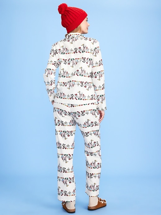 Image number 2 showing, Old Navy x Disney Mickey Mouse & Friends Printed Flannel Pajama Set for Women