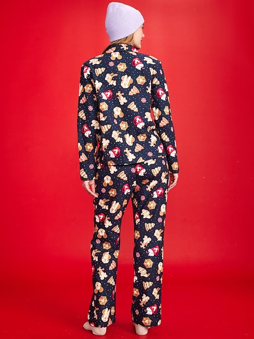 Image number 2 showing, Old Navy x Disney Mickey Mouse & Friends Printed Flannel Pajama Set for Women