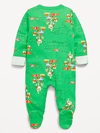 Image number 2 showing, 2-Way-Zip Sleep & Play Footed One-Piece for Baby
